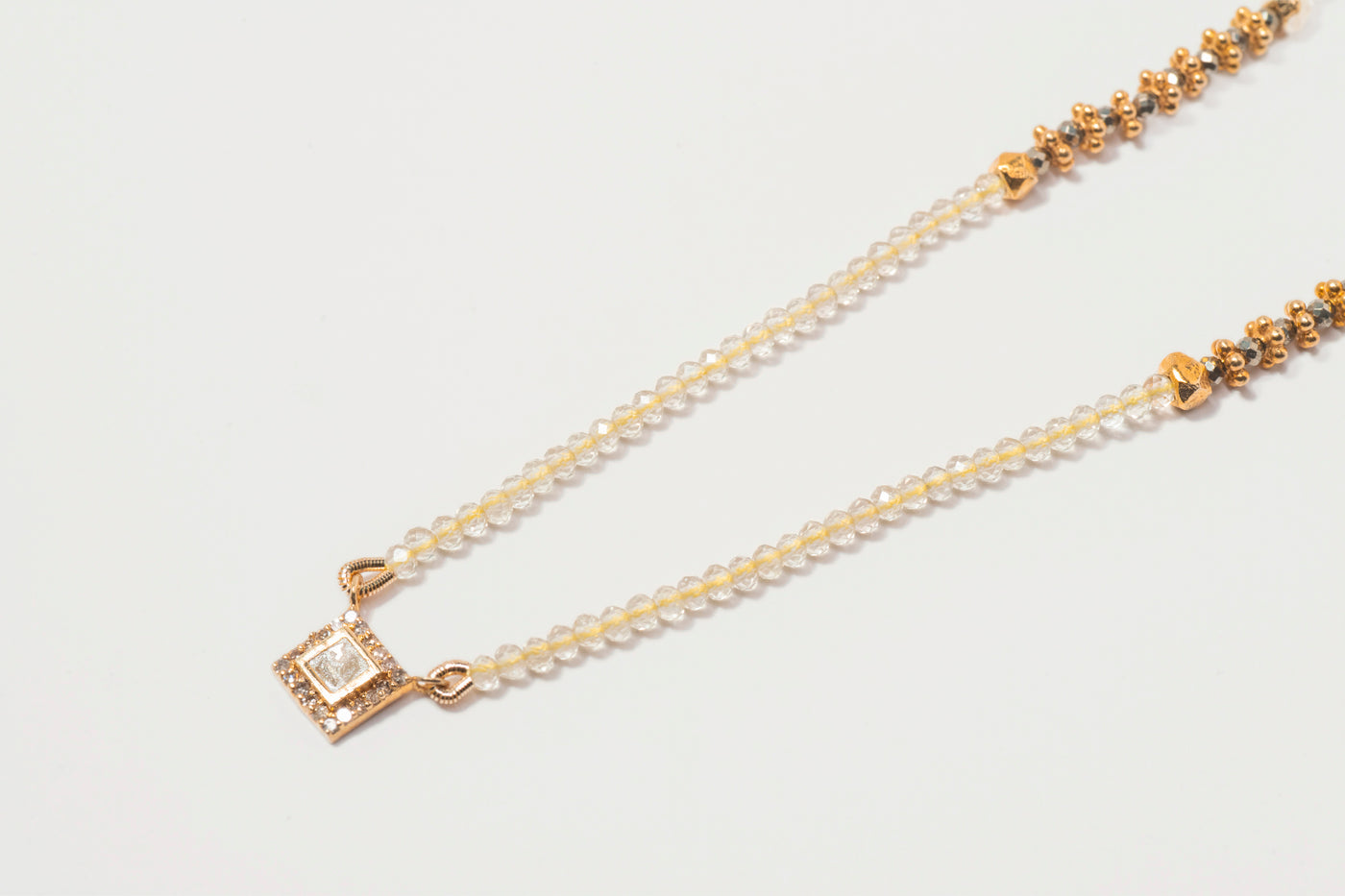 Nero Gold Vermeil Beaded Necklace
