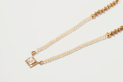 Nero Gold Vermeil Beaded Necklace