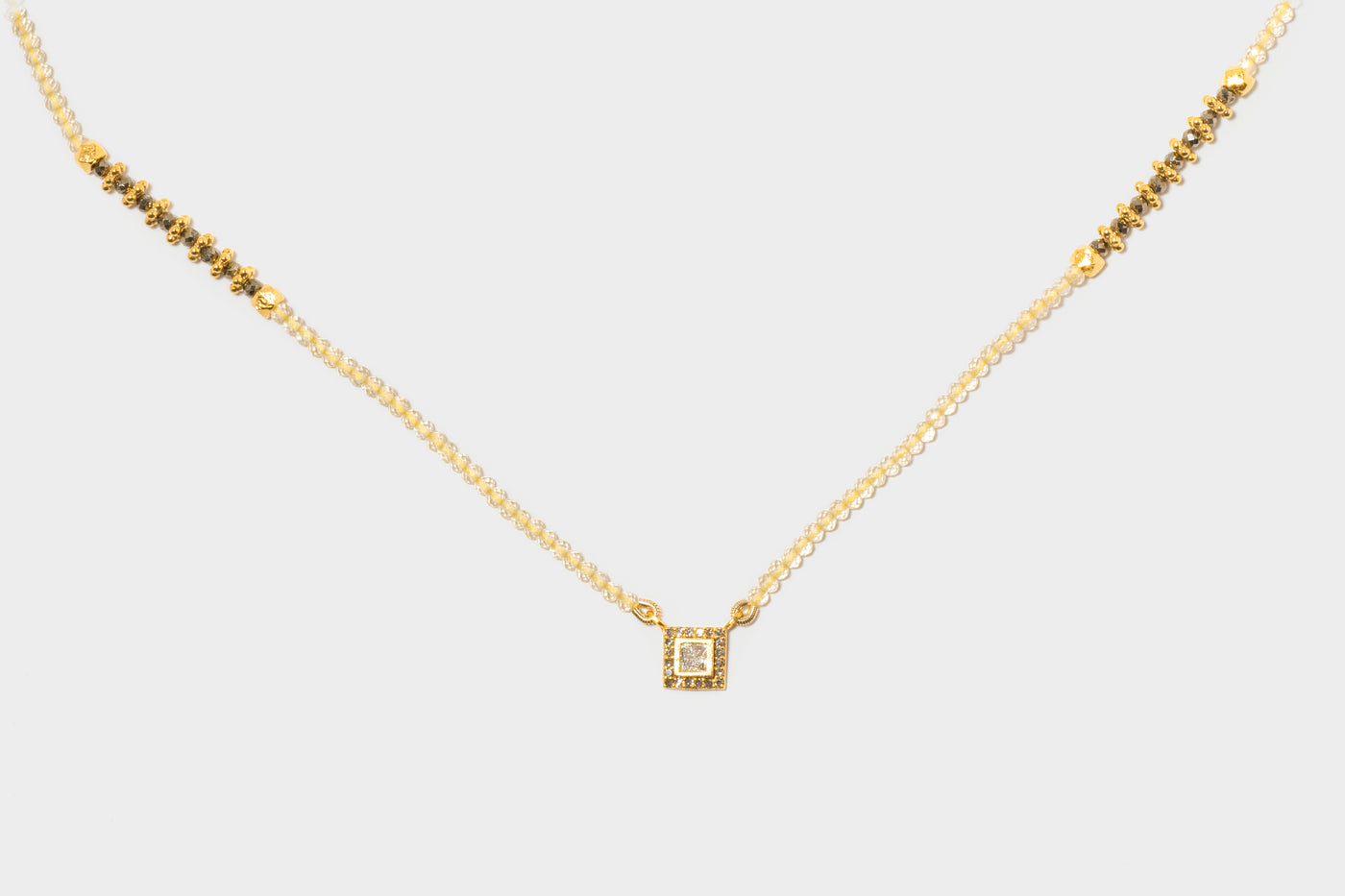 Nero Gold Vermeil Beaded Necklace