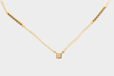 Nero Gold Vermeil Beaded Necklace