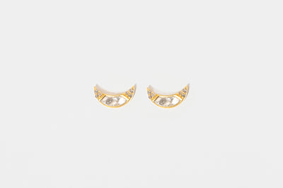 Noorpur Gold Vermeil Stud Earrings