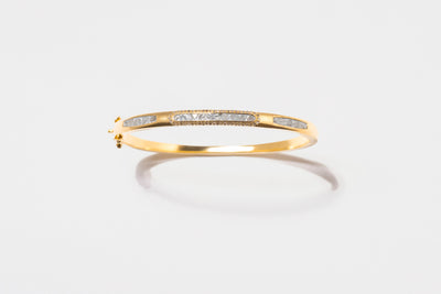 Nyssa Gold Vermeil Bangle Bracelet