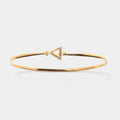 Odoti  Triangle Gold Vermeil Bangle Bracelet