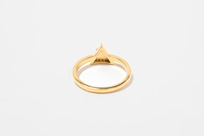 Odoti  Triangle Gold Vermeil Ring