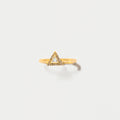 Odoti  Triangle Gold Vermeil Ring