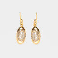 Oriana Single Drop Gold Vermeil Earrings
