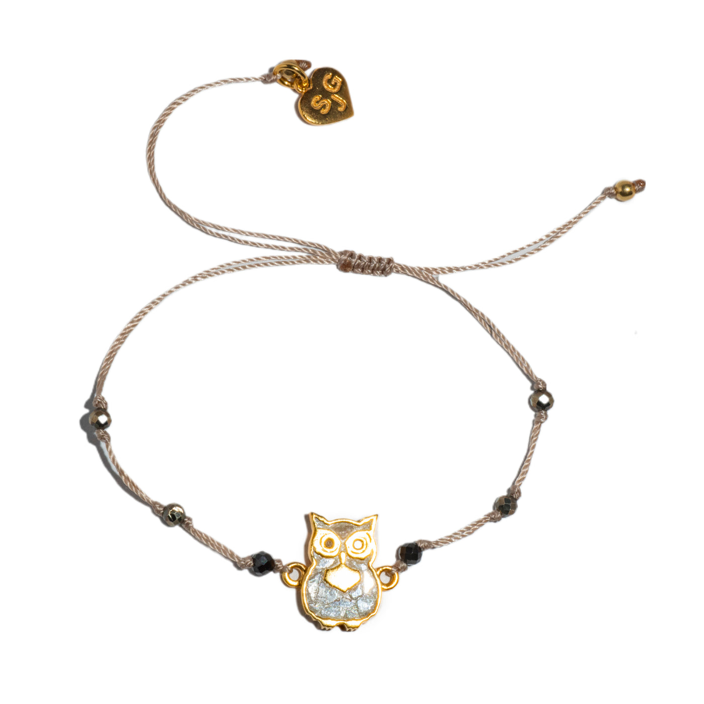 Owl Gold Vermeil Bracelet