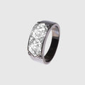 Arene Oxidized Silver Ring