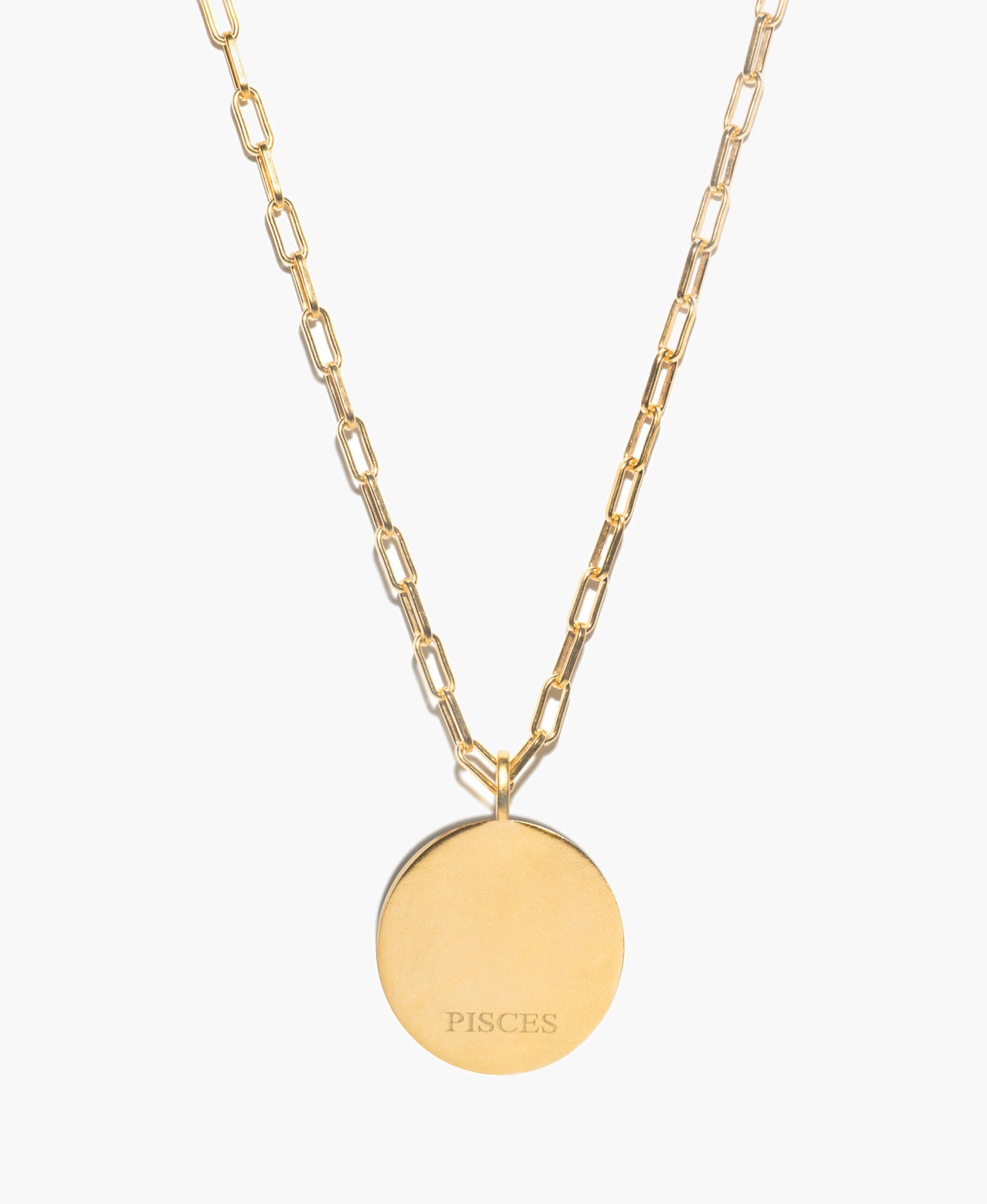 Pisces Gold Vermeil Pendant Necklace