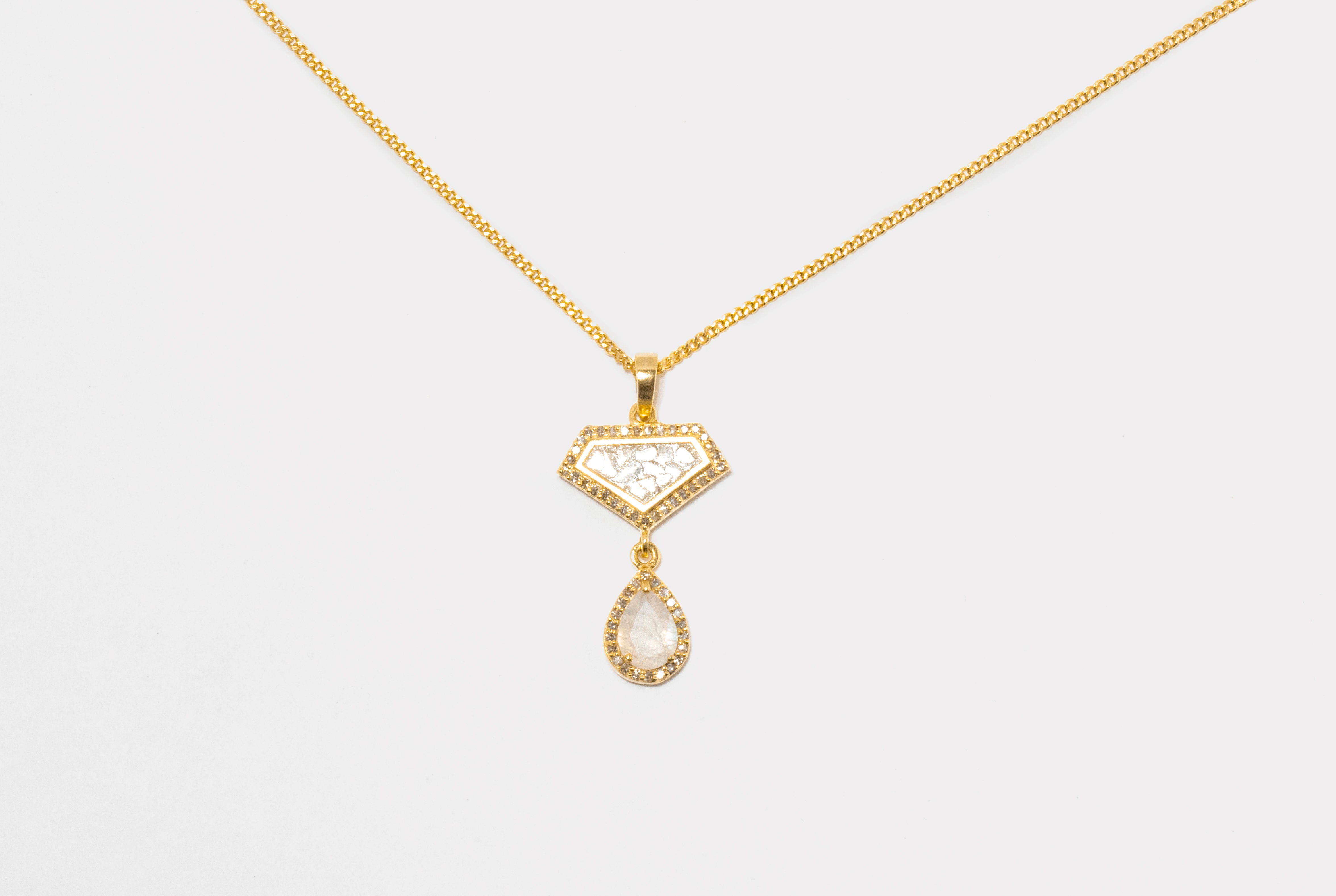 Pontise Gold Vermeil Pendant Necklace