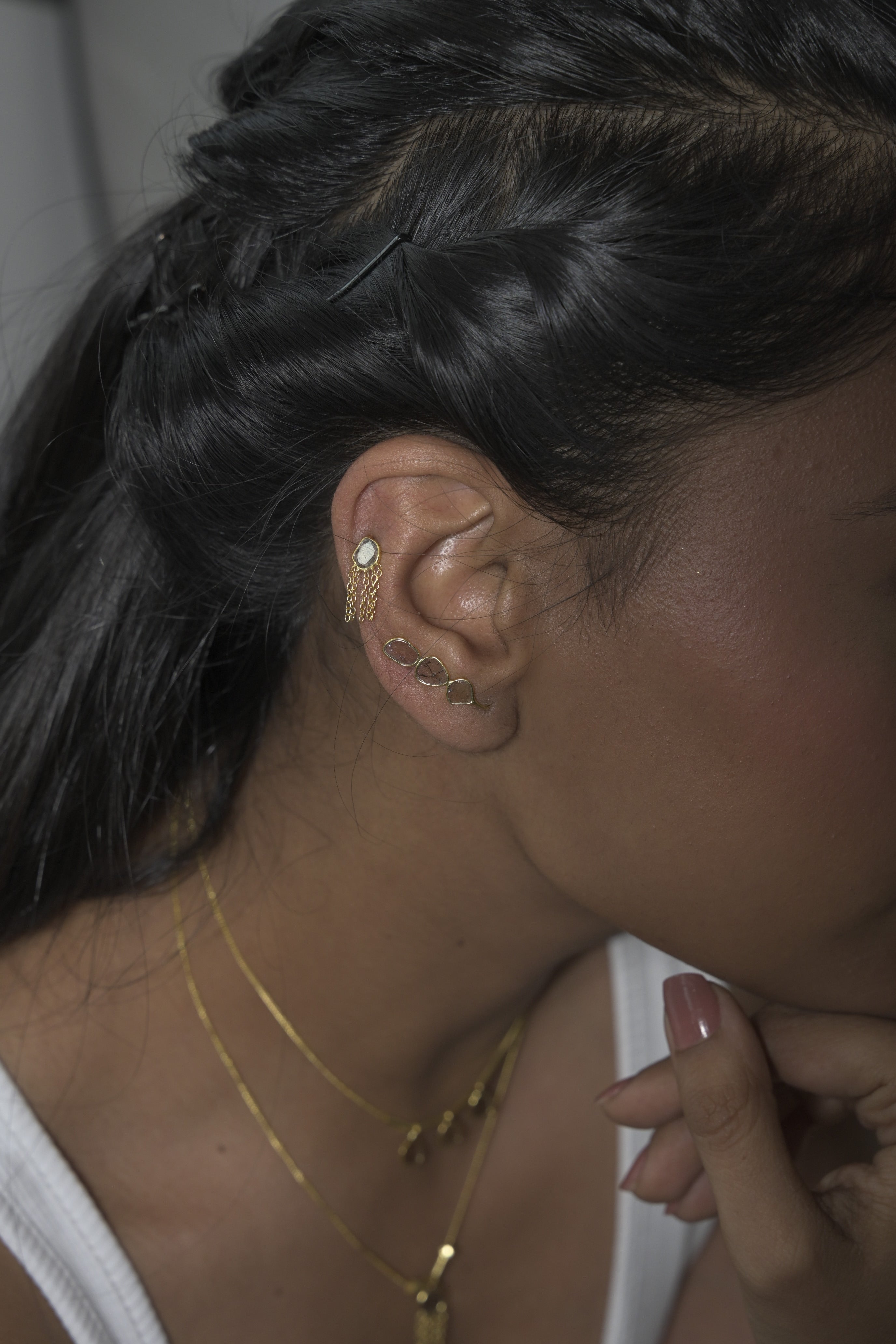 Pushpaki Gold Vermeil Stud Earrings