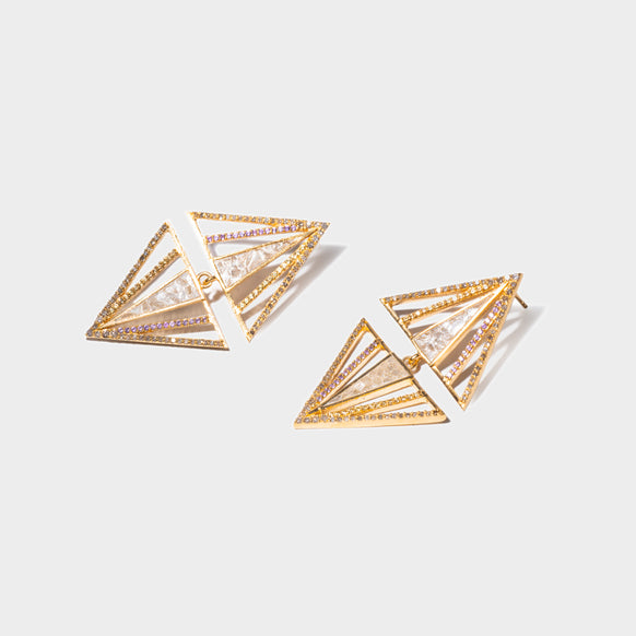 Rahisi Gold Vermeil Earrings