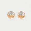 Raina Large Gold Vermeil Stud Earrings