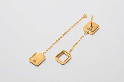 Raanan Gold Vermeil Slider Earrings