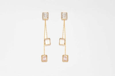 Raanan Gold Vermeil Slider Earrings