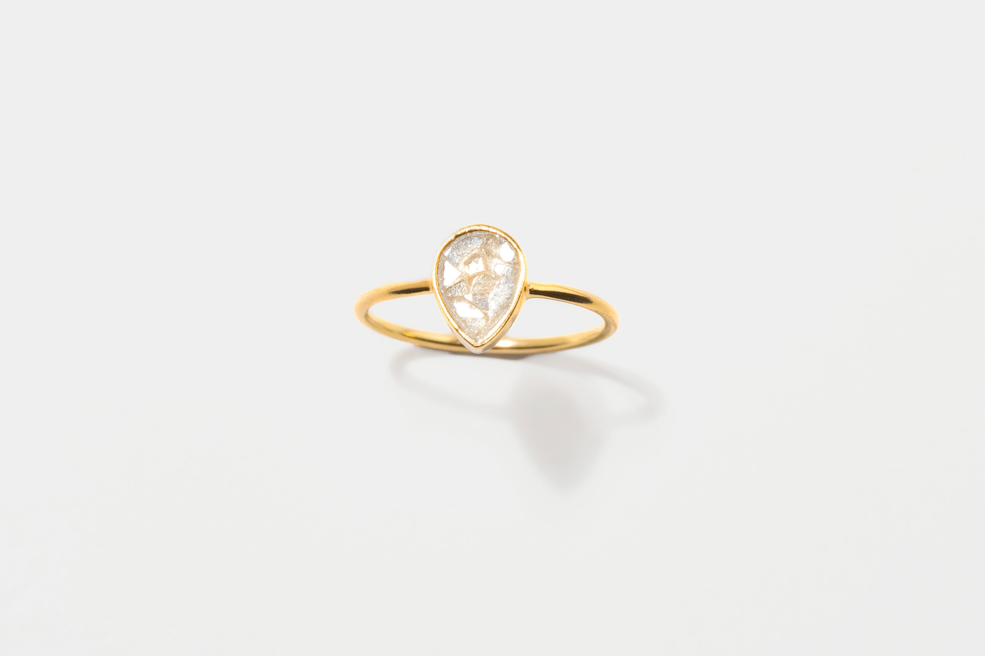 Raw Uncut Gold Vermeil Ring