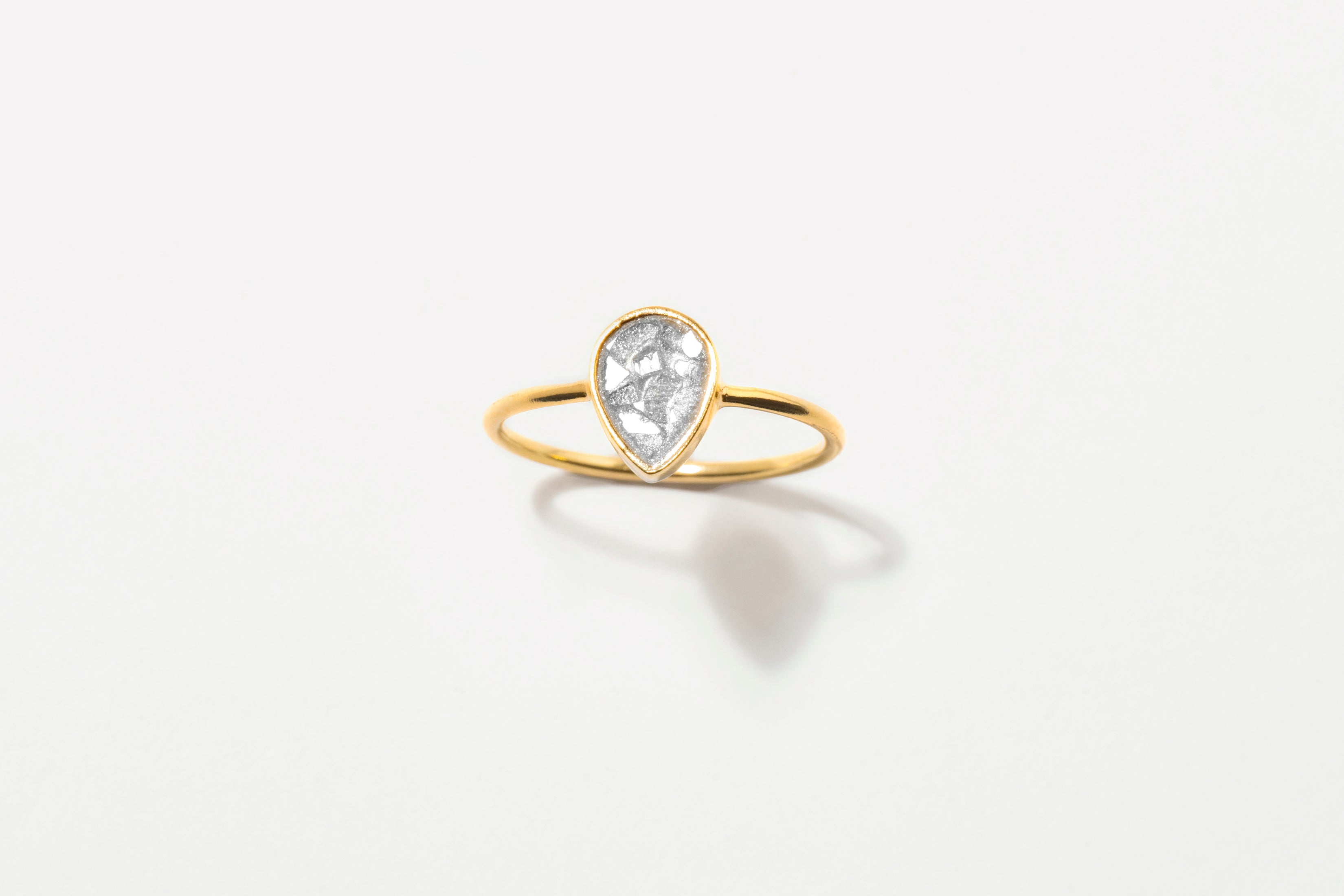 Raw Uncut Gold Vermeil Ring