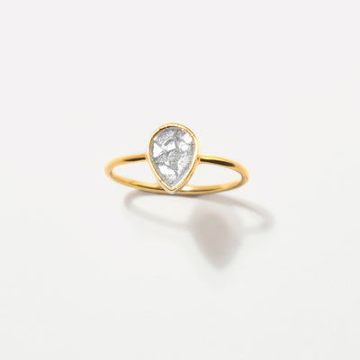 Raw Uncut Gold Vermeil Ring