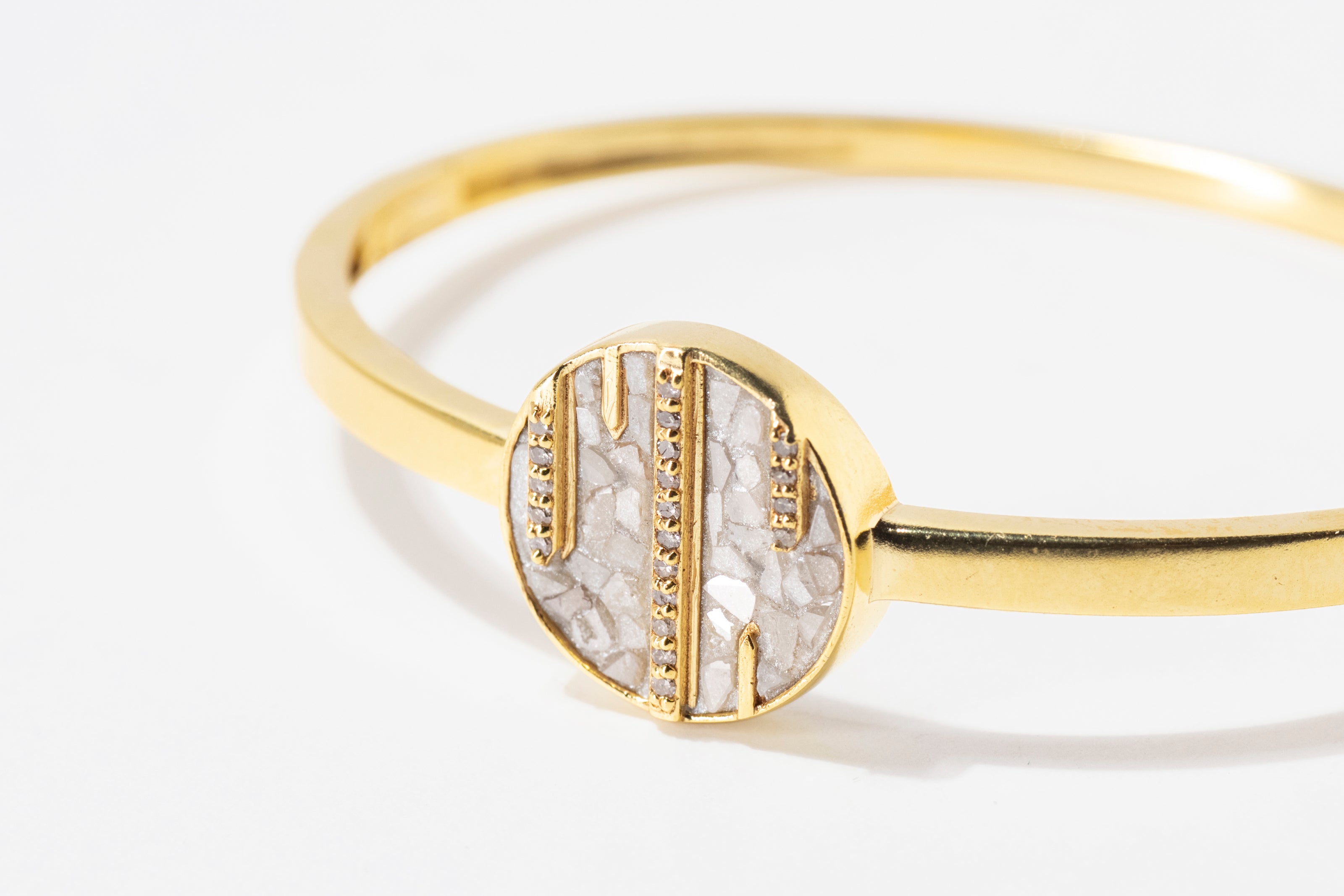 Riffa Gold Vermeil Bangle Bracelet