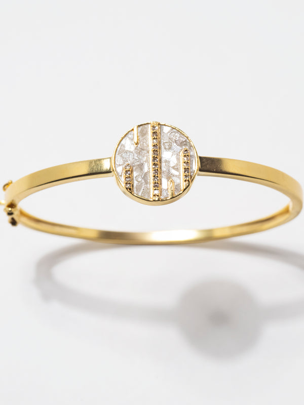 Riffa Gold Vermeil Bangle Bracelet