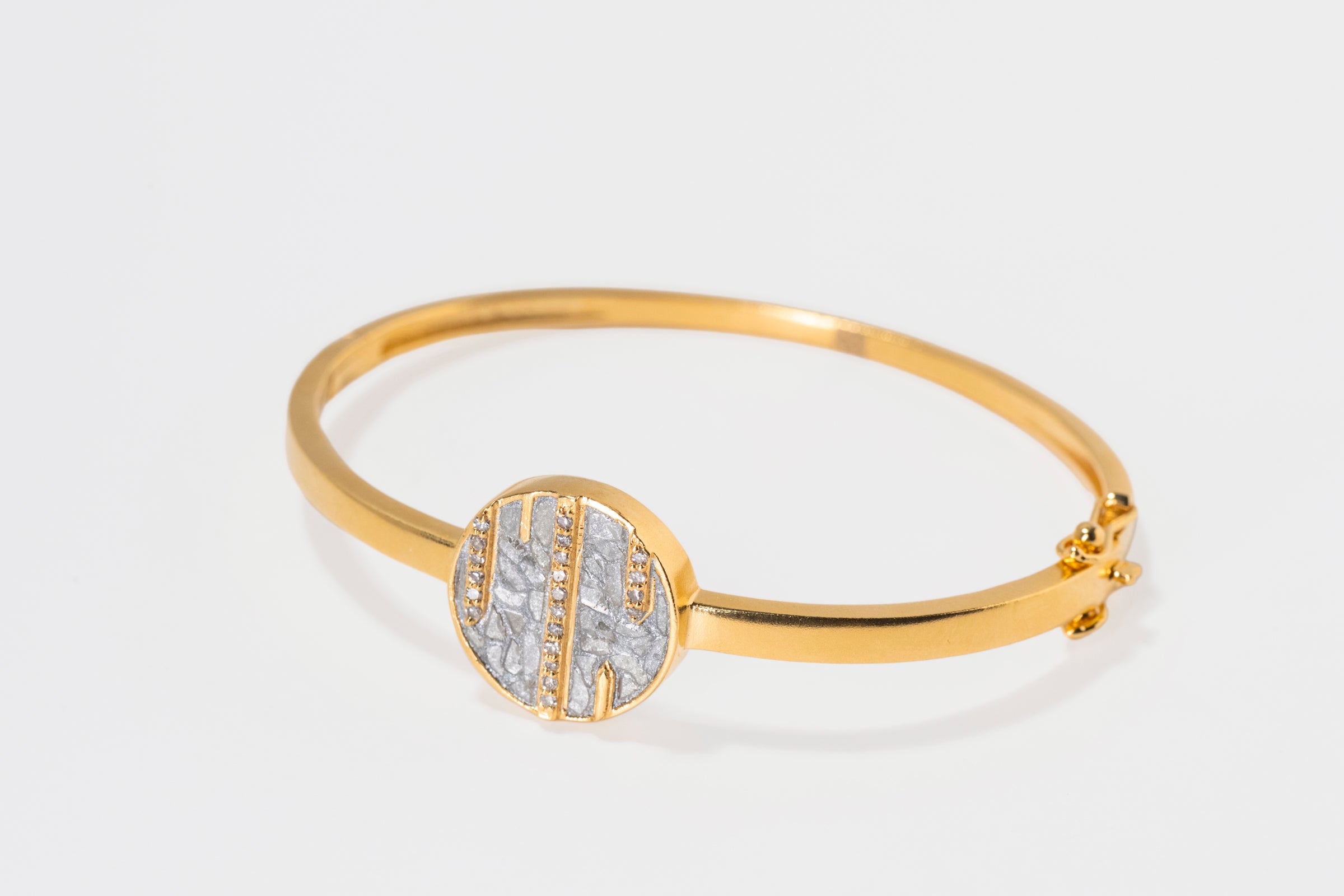 Riffa Gold Vermeil Bangle Bracelet