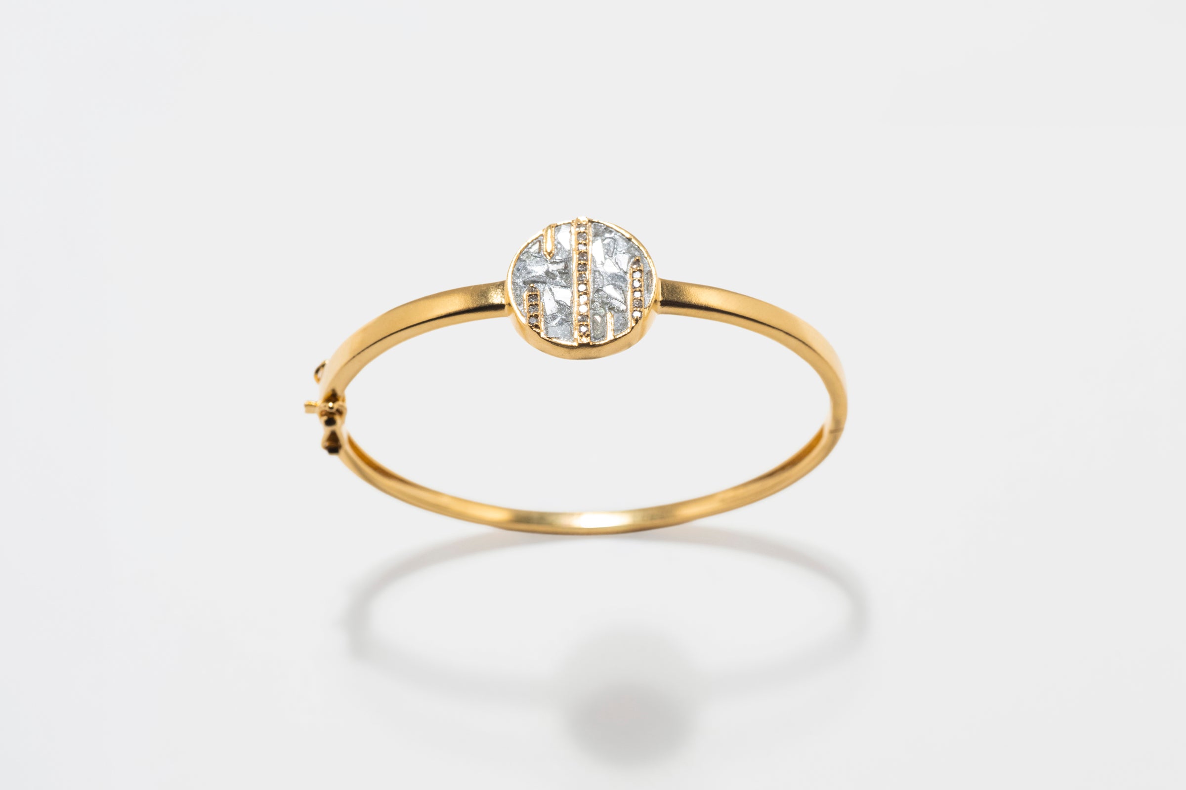 Riffa Gold Vermeil Bangle Bracelet
