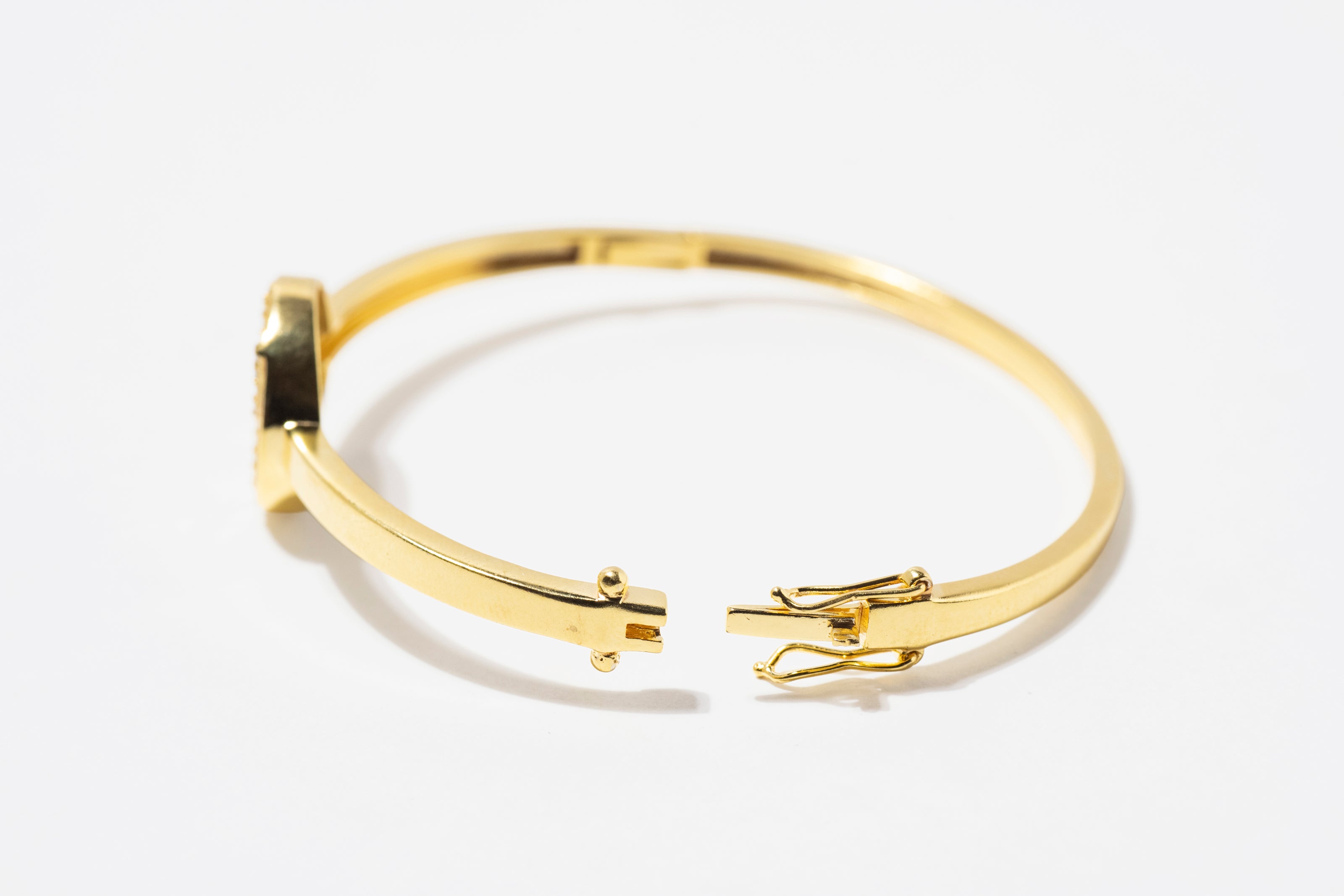 Riffa Gold Vermeil Bangle Bracelet