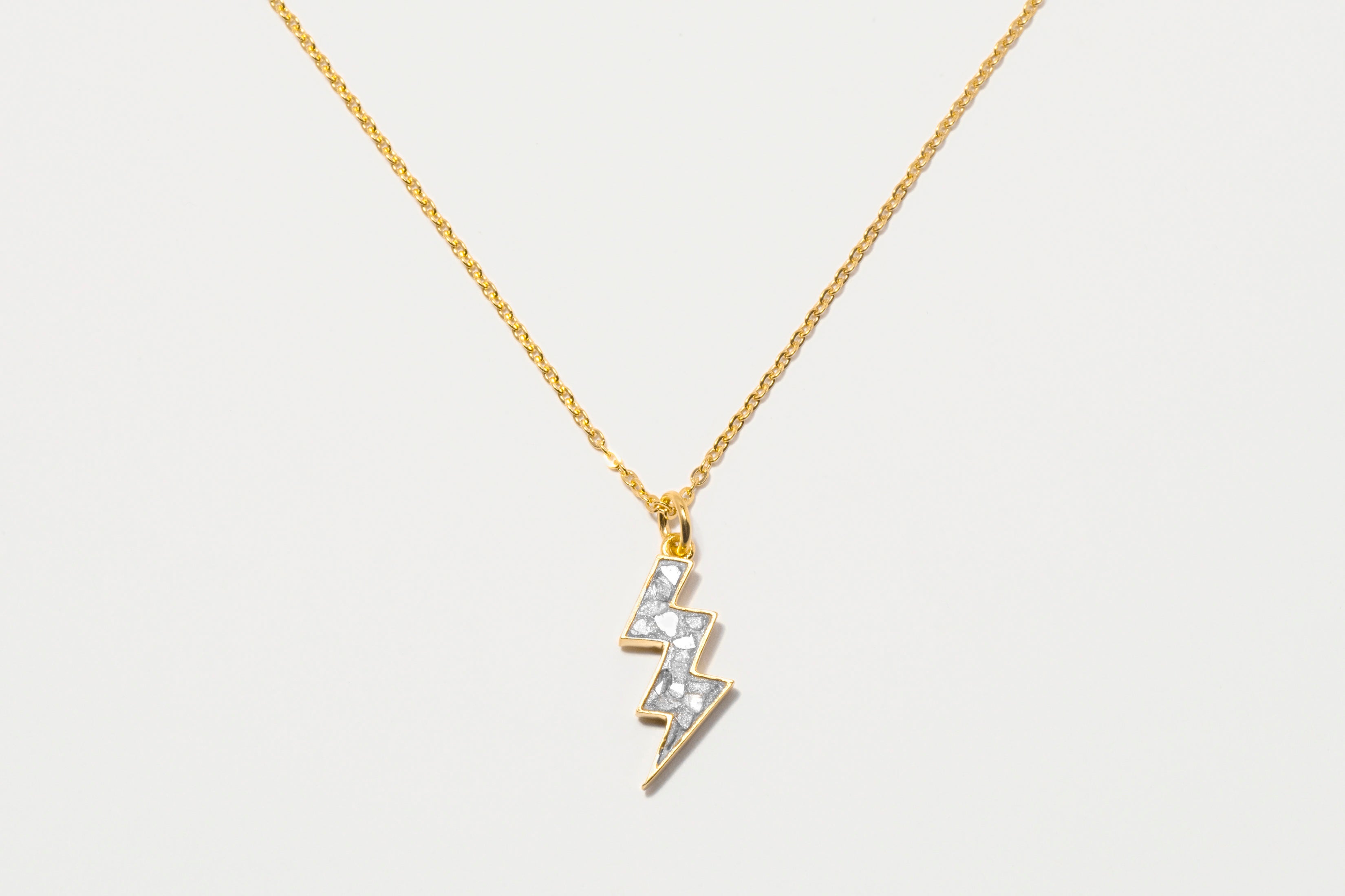 Rishi Bolt Gold Vermeil Pendant Necklace