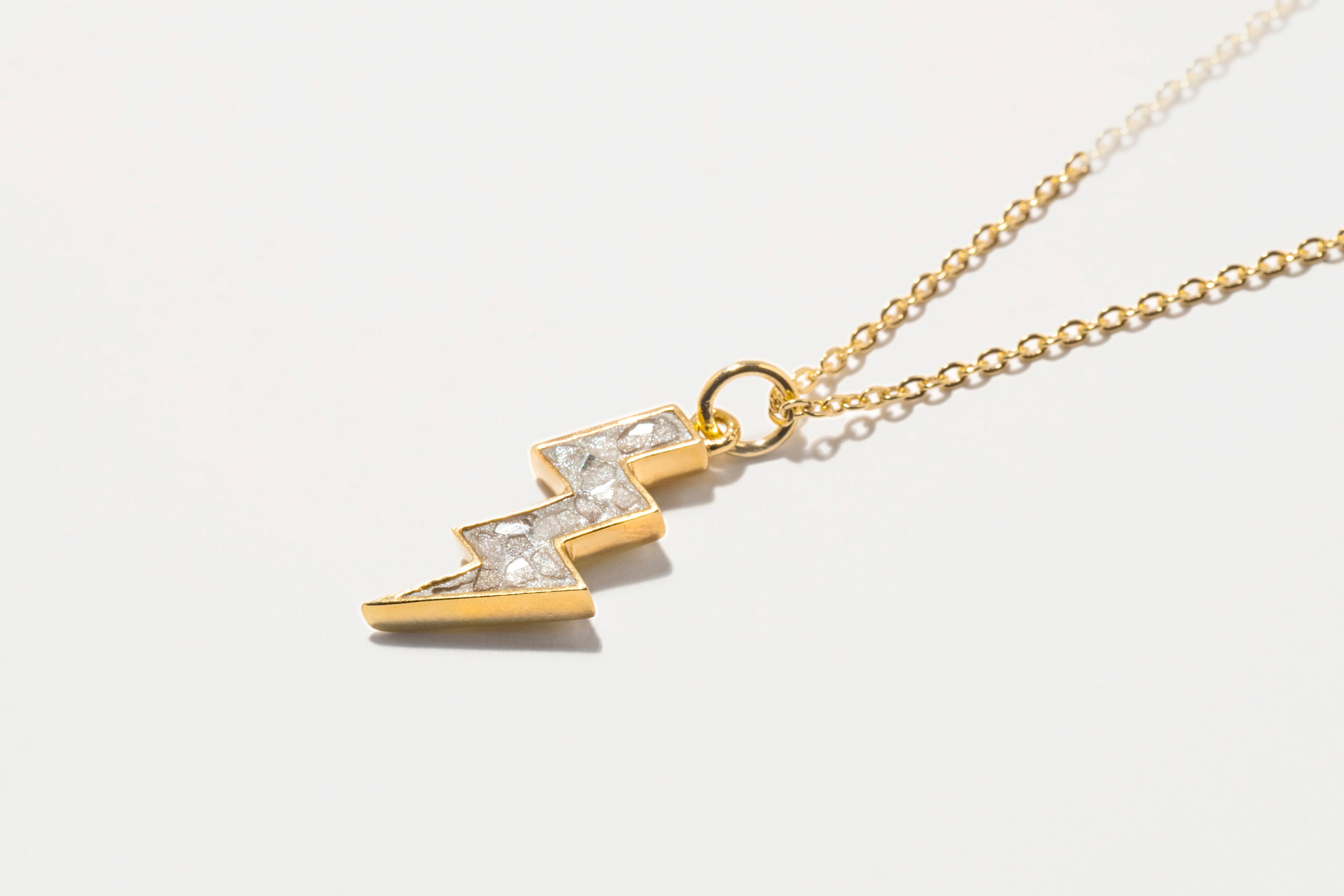 Rishi Bolt Gold Vermeil Pendant Necklace