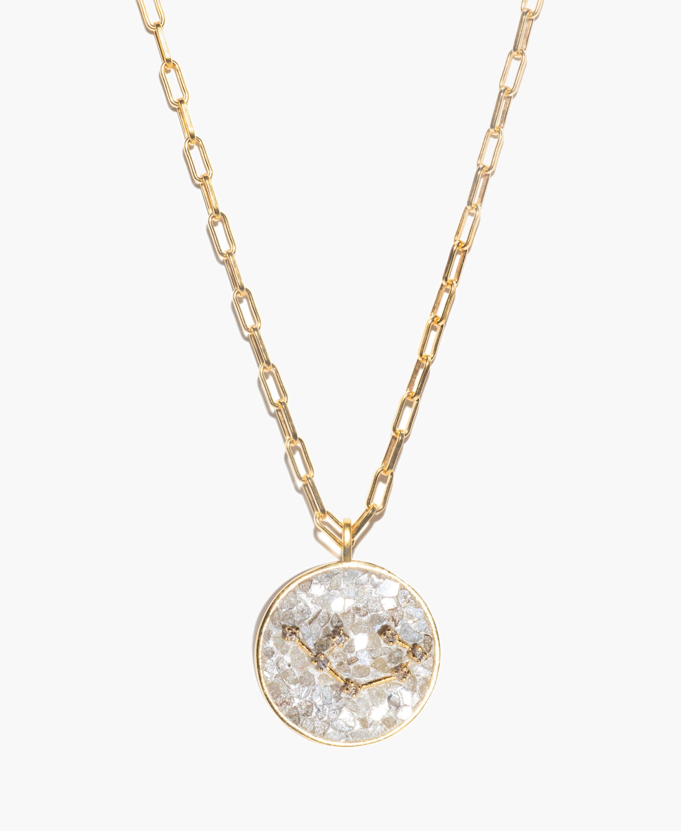 Sagittarius Gold Vermeil Pendant Necklace