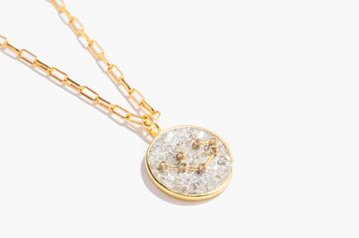 Sagittarius Gold Vermeil Pendant Necklace