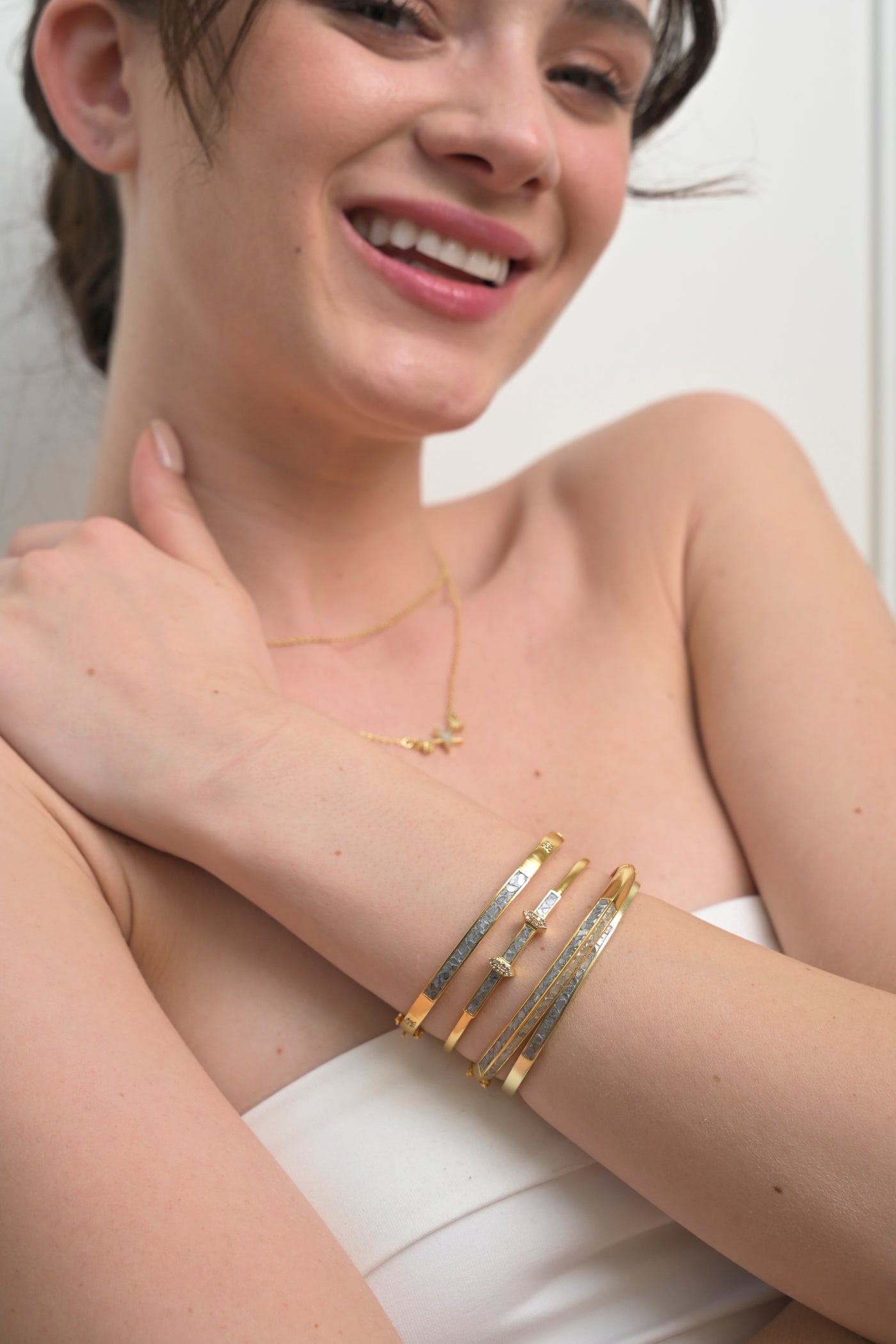 Sasta Gold Vermeil Bangle Bracelet