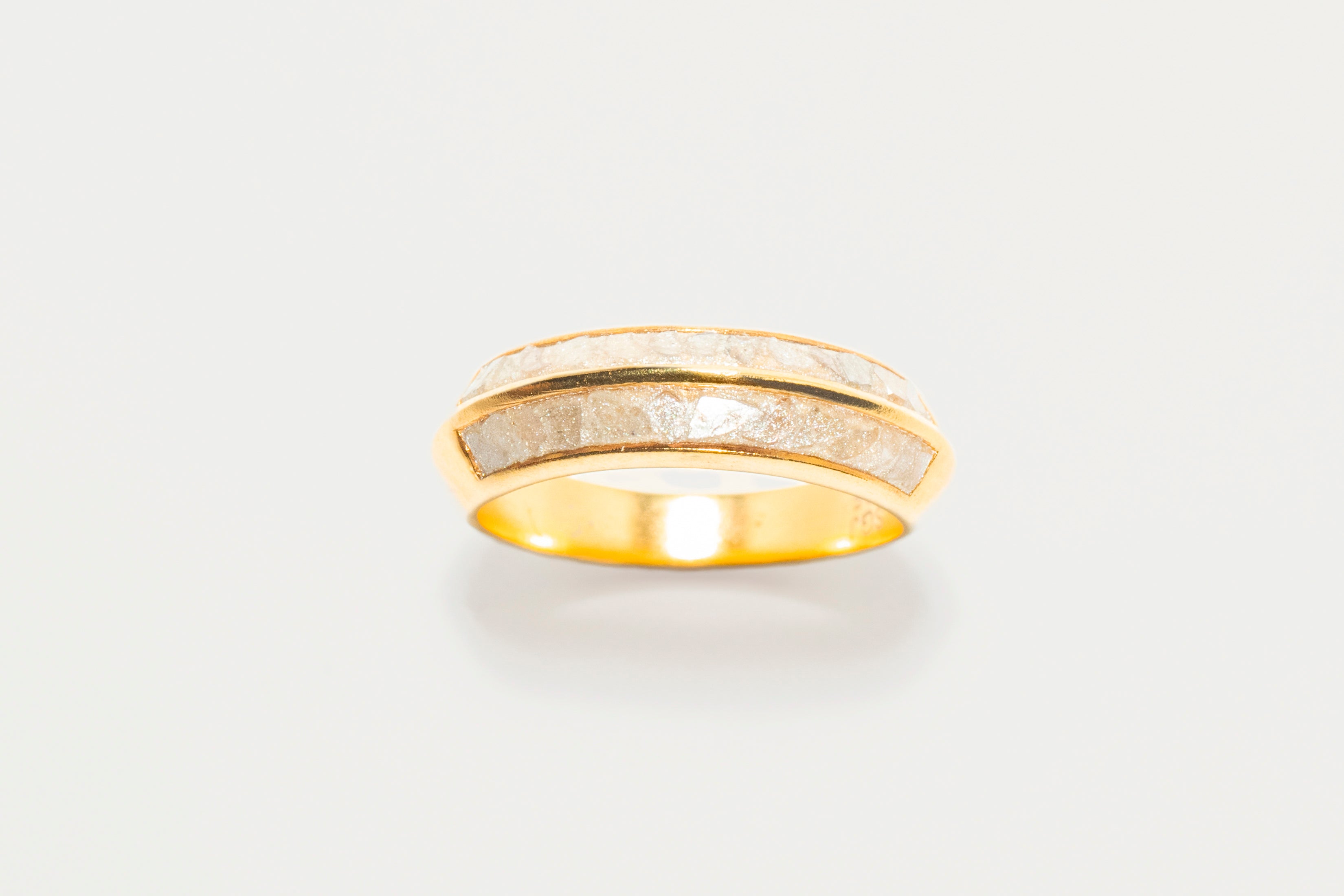 18k Gold Vermeil & White Diamond Sasta Ring
