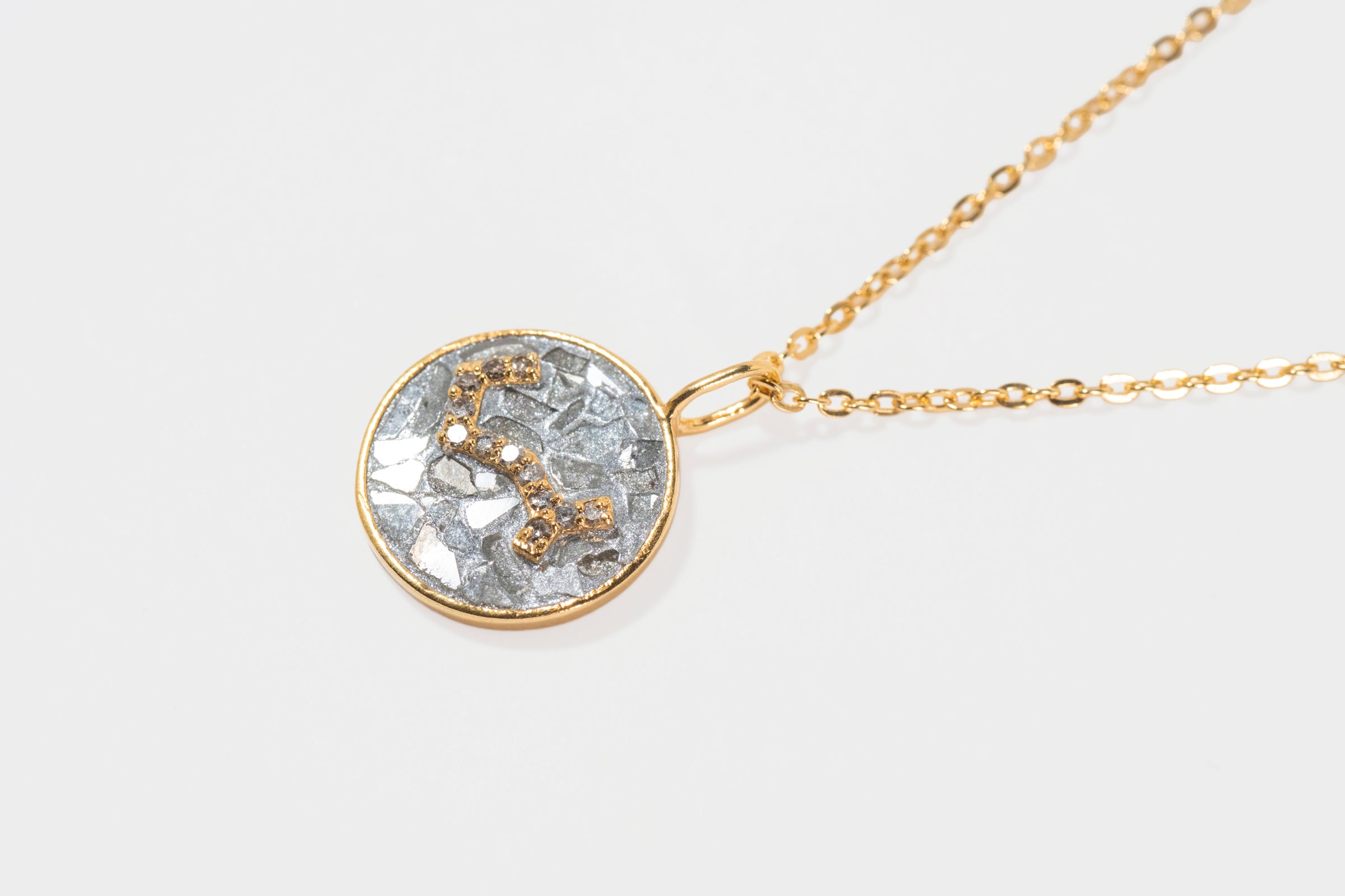 Mini Scorpio Gold Vermeil  Pendant Necklace