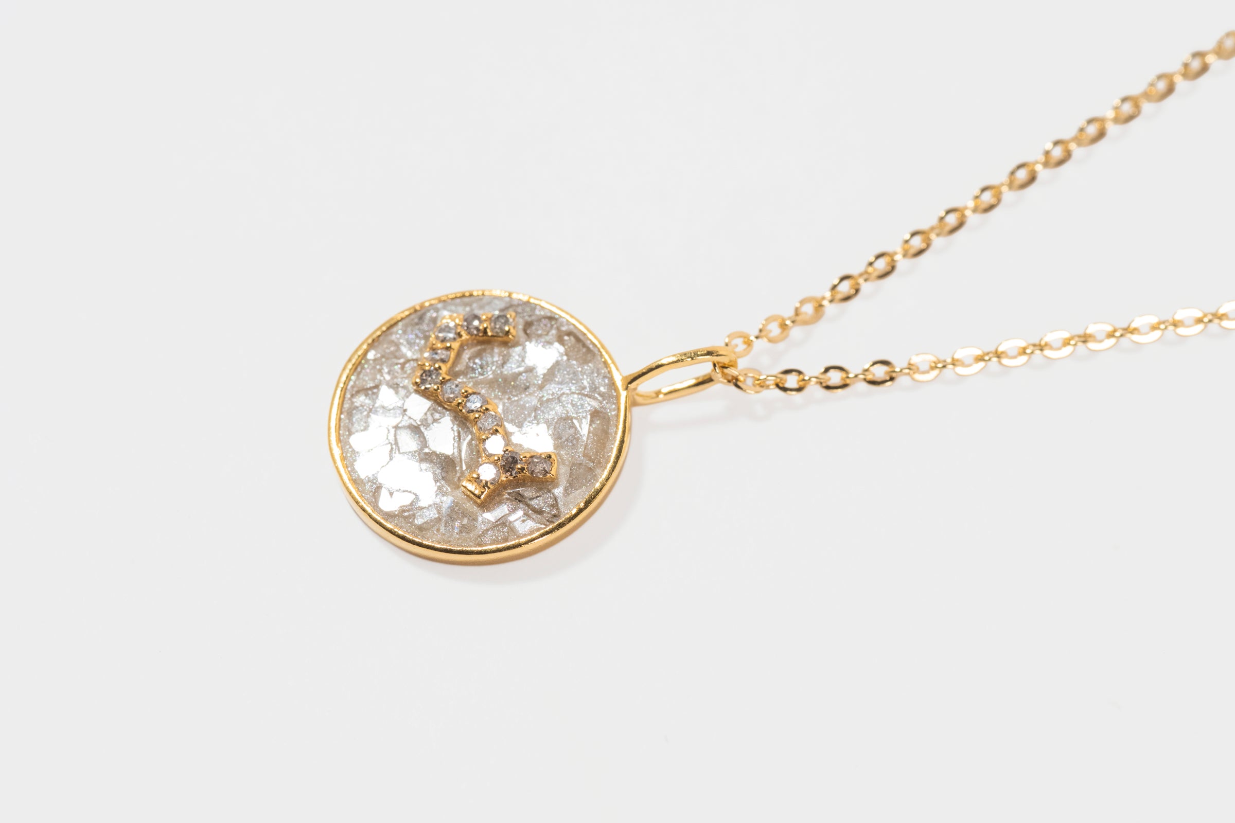 Mini Scorpio Gold Vermeil  Pendant Necklace