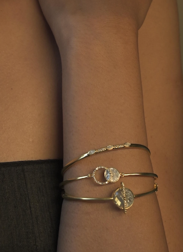Elson Gold Vermeil Bangle Bracelet