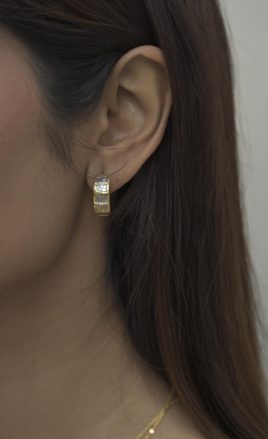 Maha Gold Vermeil Hoop Earrings