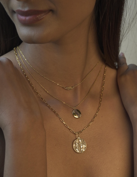 Riffa Gold Vermeil Pendant Necklace