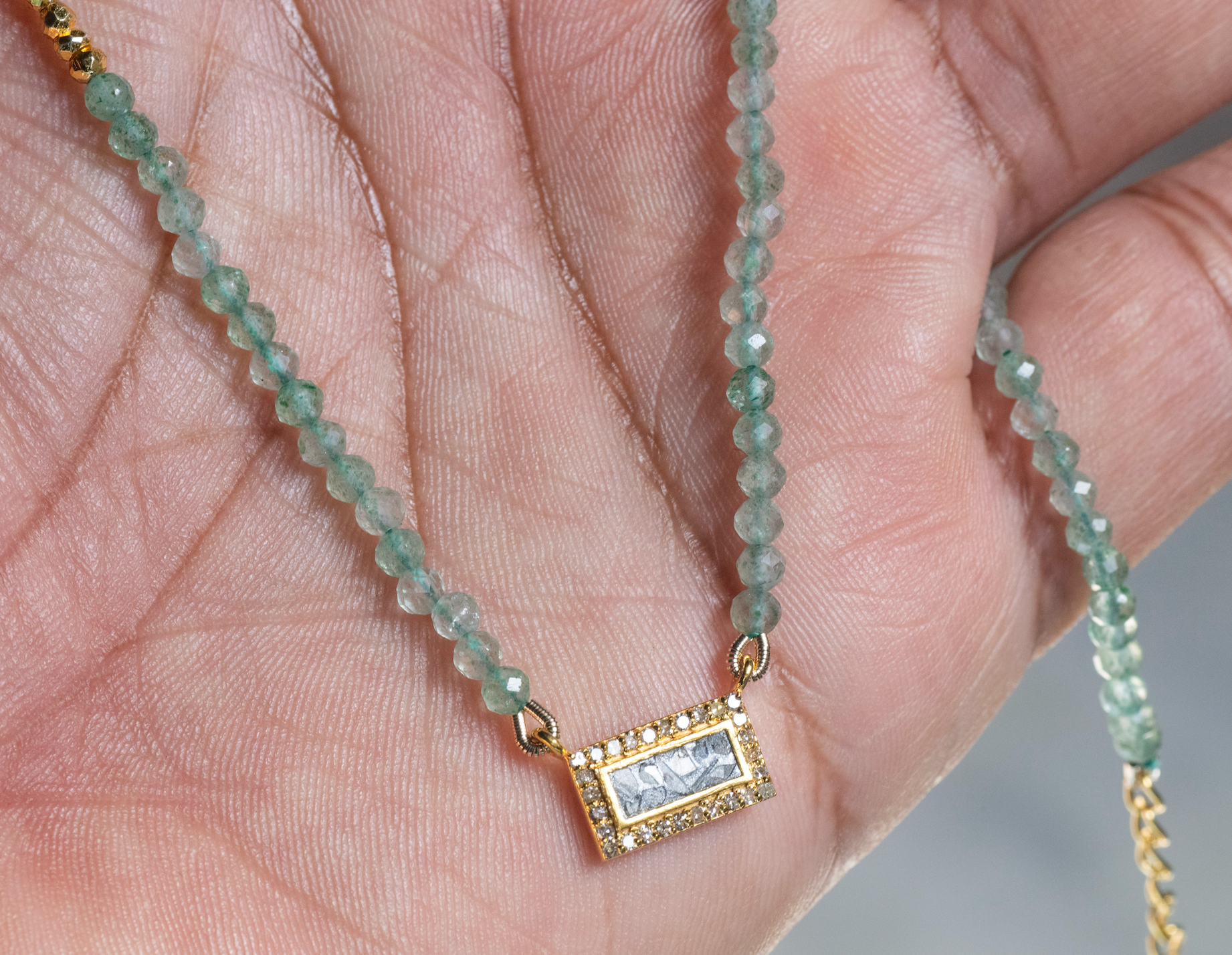 Mizar Gold Vermeil Beaded Necklace