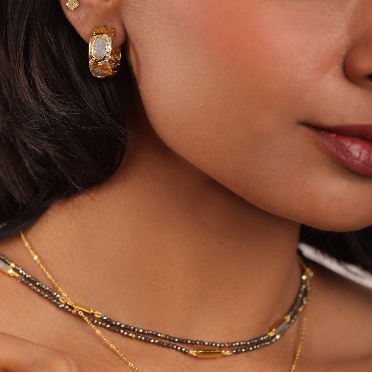 Sisu Gold Vermeil Hoop Earrings