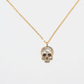 Skull Gold Vermeil Pendant Necklace I I