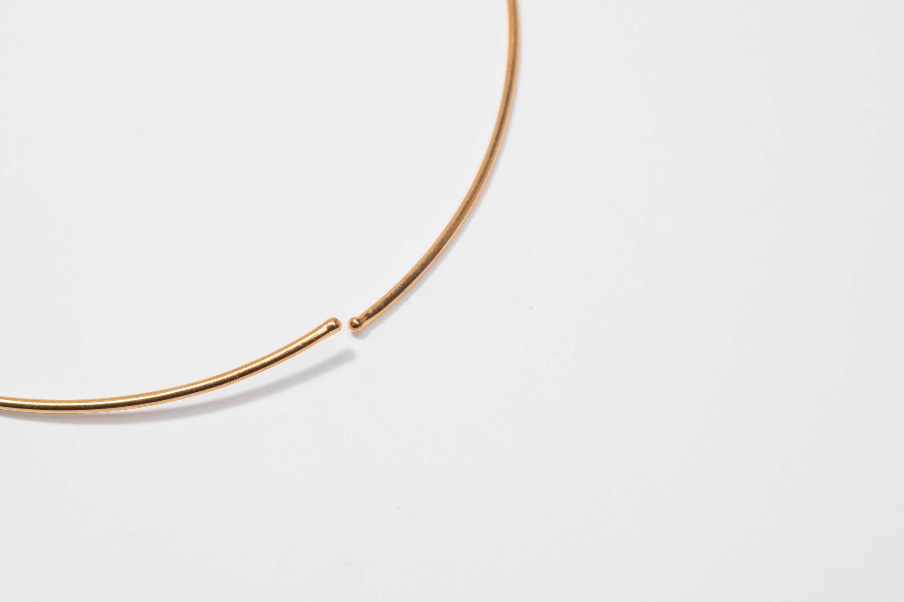 18K Gold Vermeil Diamond Surzi Chocker Necklace