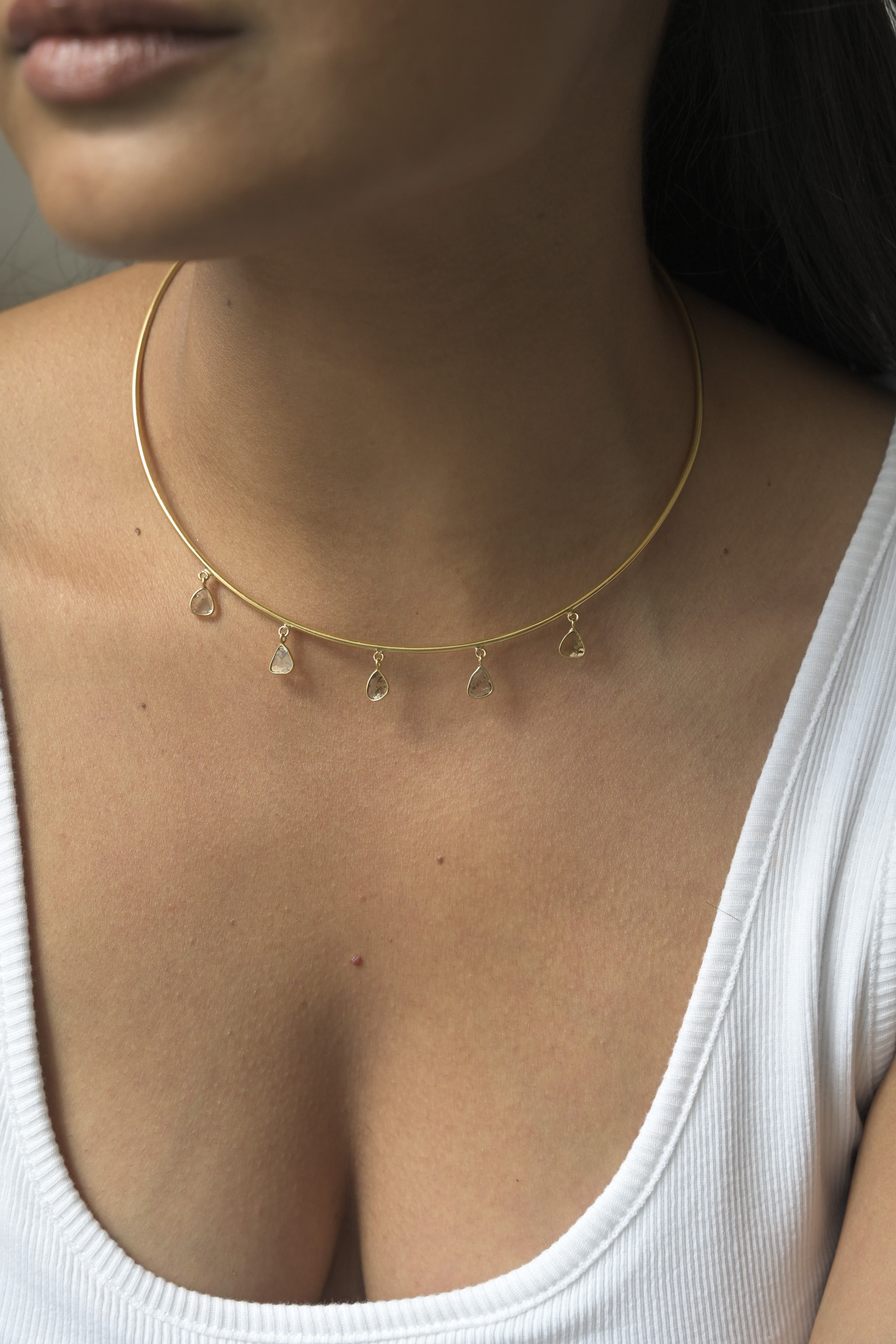 Surzi Gold Vermeil Choker Necklace