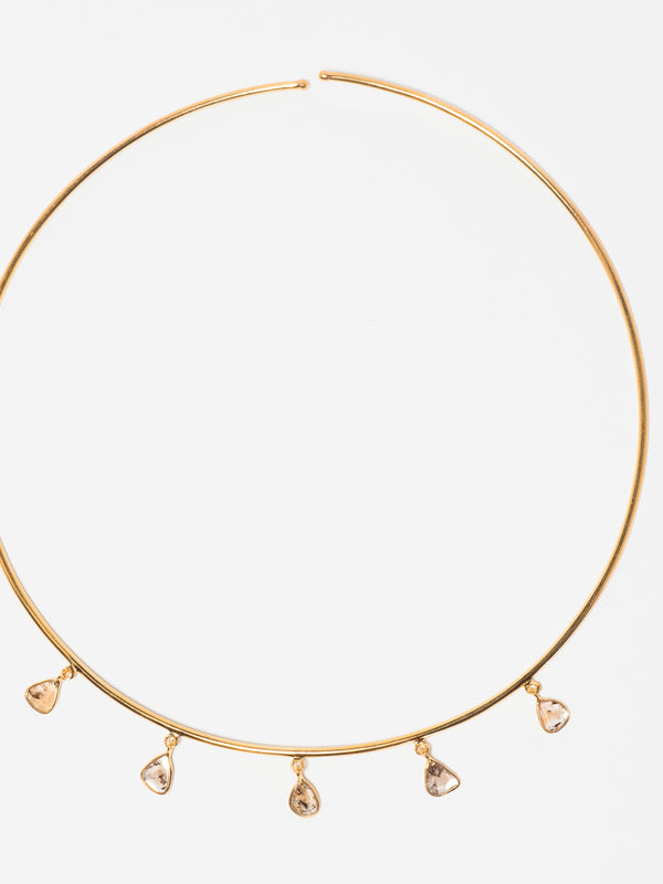 Surzi Gold Vermeil Choker Necklace
