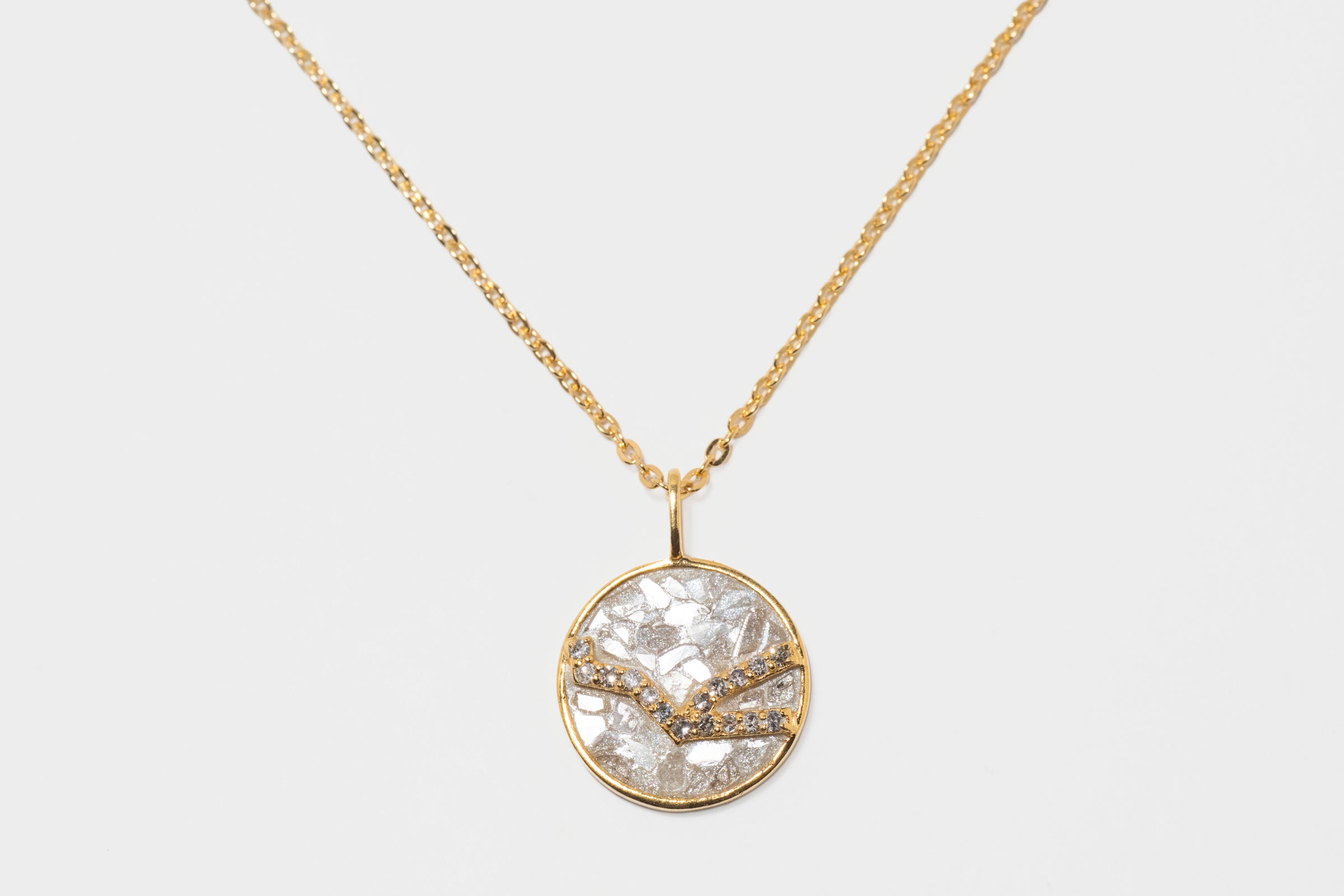 Mini Taurus Gold Vermeil  Pendant Necklace