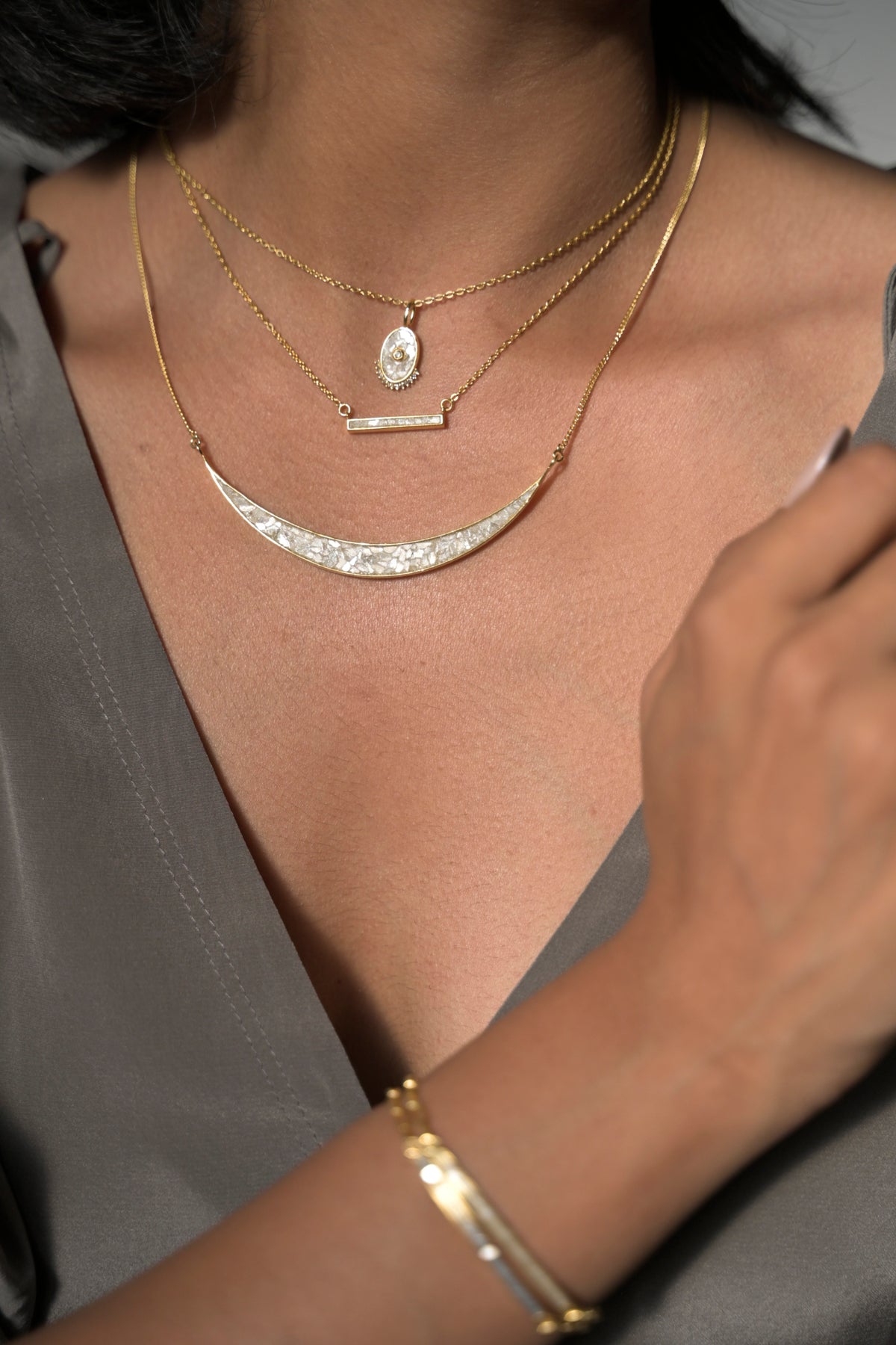 Emlyn Gold Vermeil Pendant Necklace