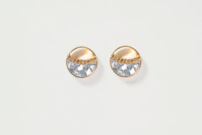 Tiid Gold Vermeil Stud Earrings