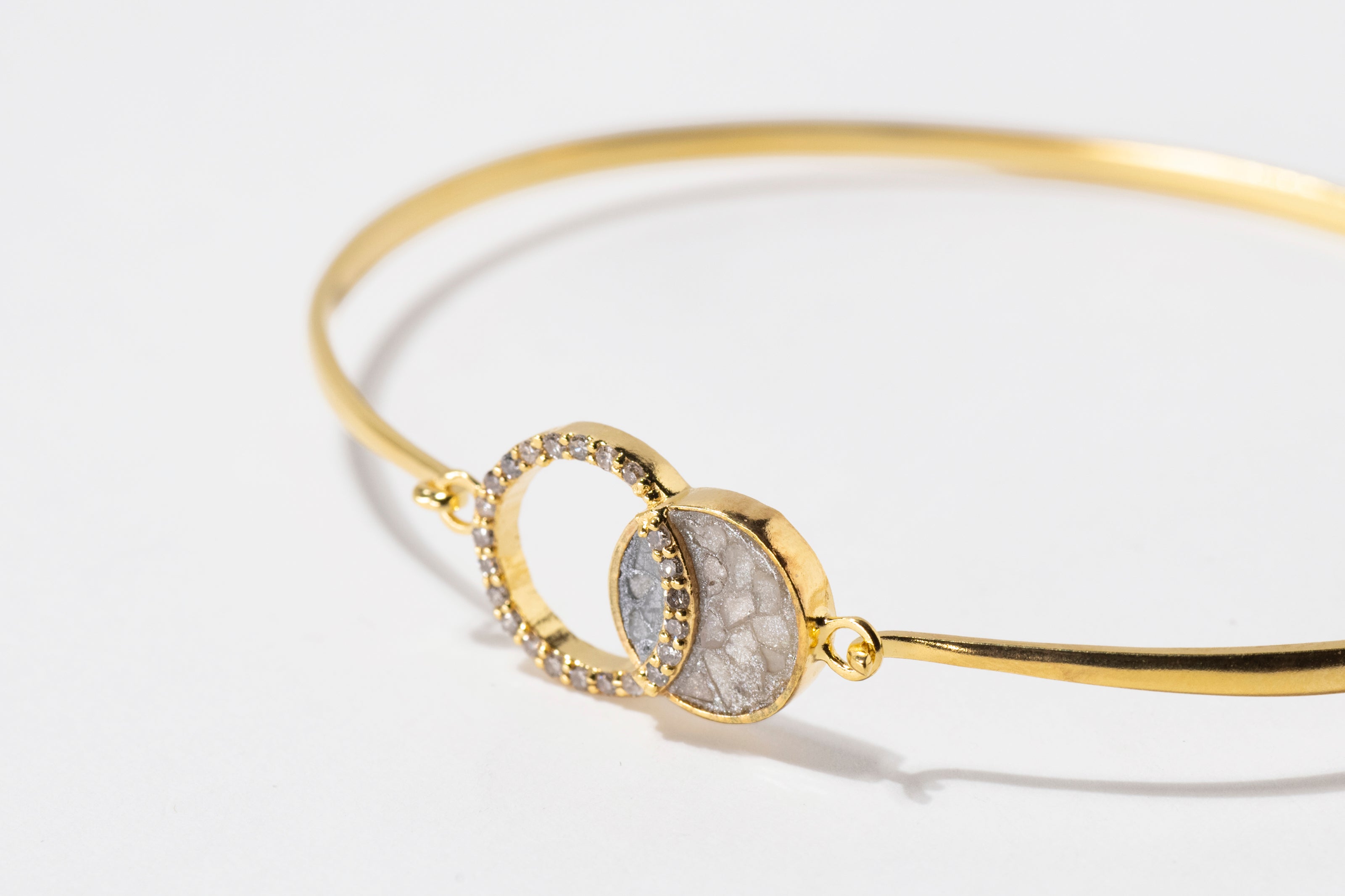 Tiid Gold Vermeil Bangle Bracelet
