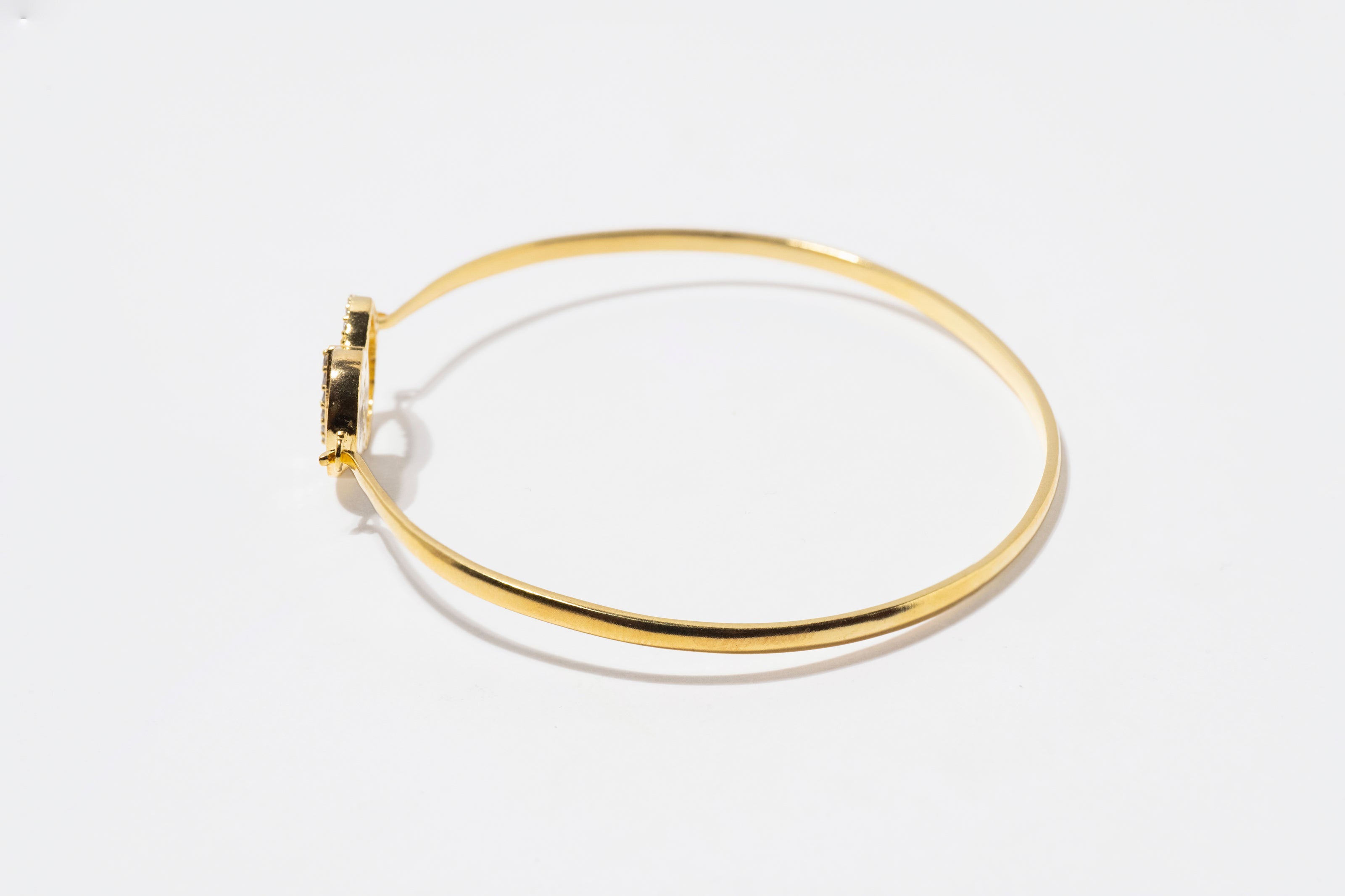 Tiid Gold Vermeil Bangle Bracelet
