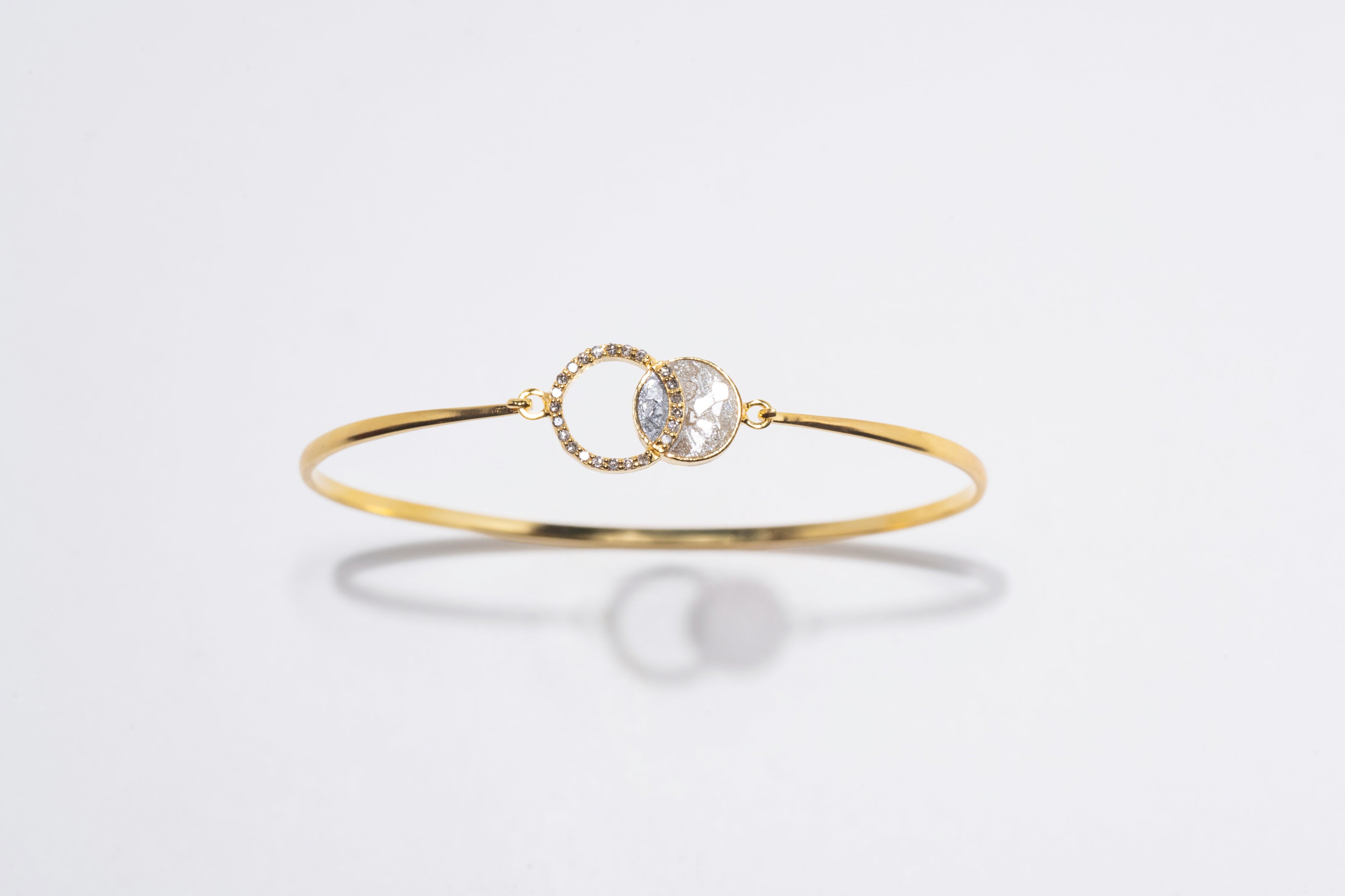 Tiid Gold Vermeil Bangle Bracelet
